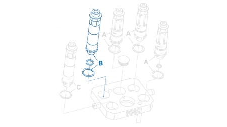 SNELKOPPELING MANNELIJK VOOR MULTI-FASTER 9/16 3PLK 3PLV B MOBIEL DEEL