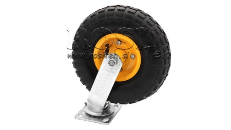 PNEUMATISCH WIEL 21/25cm DRAAIBARE BASIS SC80