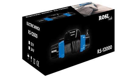 24 V ELEKTRISCHE LIER RS-12000 - 5440 kg - SYNTHETISCH TOUW - ECO
