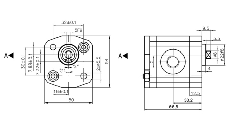 ΥΔΡΑΥΛΙΚΗ ΑΝΤΛΙΑ 00A1.5X033 GR.0 - 1,5cc - ΑΡΙΣΤΕΡΑ