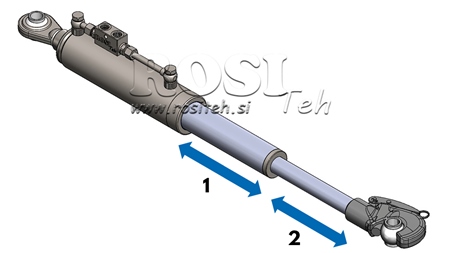 TELESKOPSKA HIDRAVLIČNA POTEZNICA AVTOMATSKA - 2 KAT. 480-697mm (45-95HP)(25,4)
