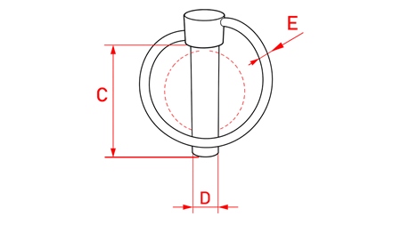 BORGPENNEN 10 MM (6 STUKS)