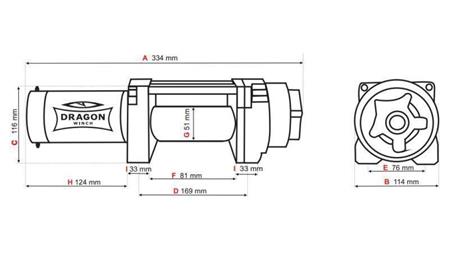 12 V ELEKTRISCHE LIER DWH 3500 HD - 1588 kg
