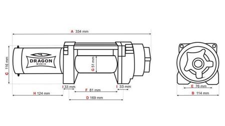 12 V ELEKTRISCHE WINSCH DWH 4500 HD - 2041 kg
