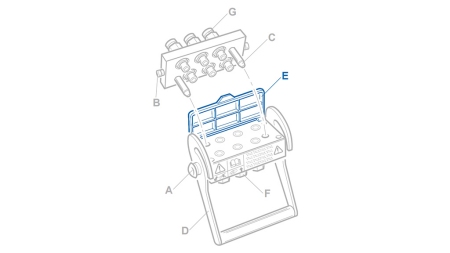 DEKSEL VOOR MULTI-FASTER 4,6WEG
