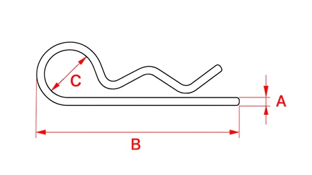 R-CLIP 8 MM (2 STUKS)