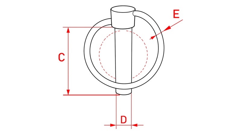 BORGPENNEN 11 MM (6 STUKS)