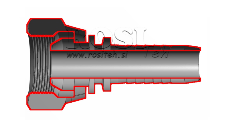 HIDRAVLIČNI PRIKLJUČEK BSP ŽENSKI DN8-M14x1,5