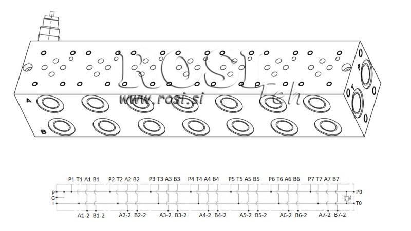 BASIS CETOP3 NG6 7M MET VEILIGHEID