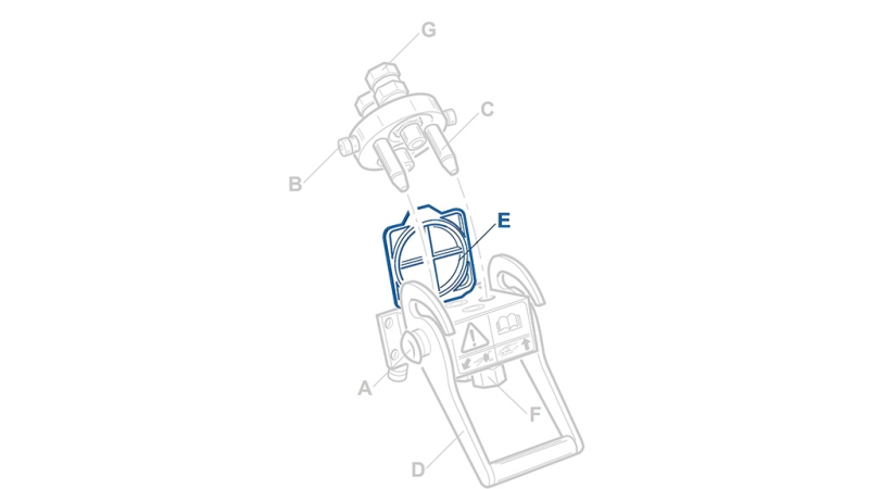 DEKSEL VOOR MULTI-FASTER 2,3WEG