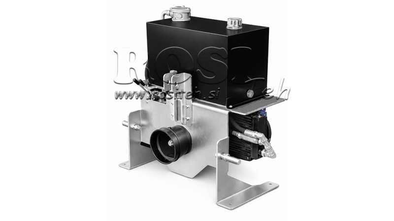 TRAKTOR HIDRAULIKA AGGREGÁTOR 70lit TARTÁYAL ÁRAMLÁSAL 53lit/min 4XZ80 - HIDRAULIKUS OLAJHŰTŐVEL