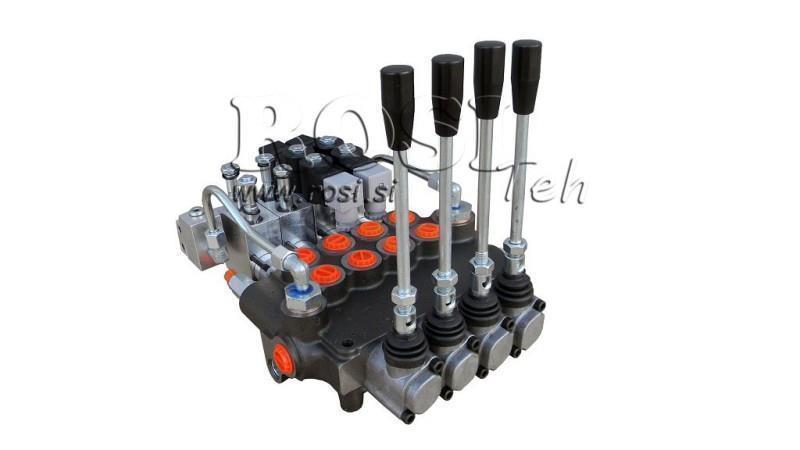 HYDRAULISCHE KLEP 4xP80 - EO 12V