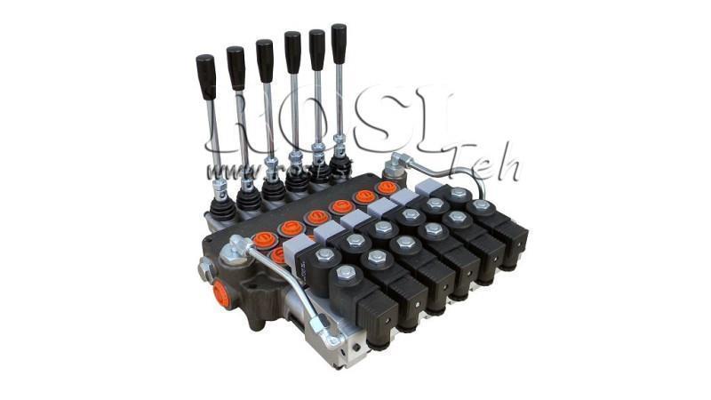 HYDRAULIKVENTIL 6xP80 - EO 12V