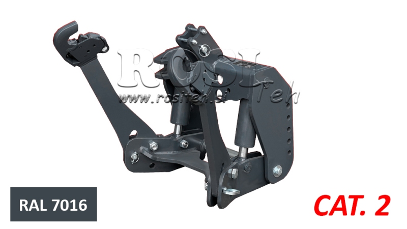 UNIVERSELE AANBOUWSET FRONTHEF CAT. 2 VOOR TRACTOR 1500KG