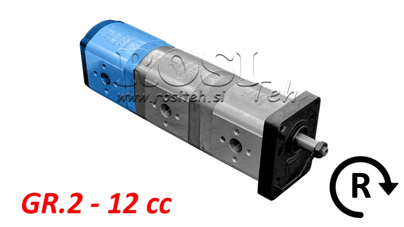 HYDRAULISCHE POMP 20C12X066 ACHTER GR.2 12 CC RECHTS