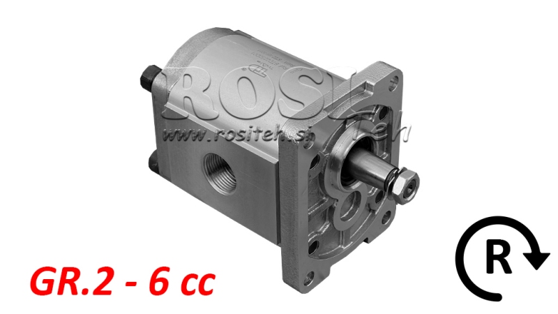 HYDRAULISCHE POMP GR.2 6 CC RECHTS - DRAAD