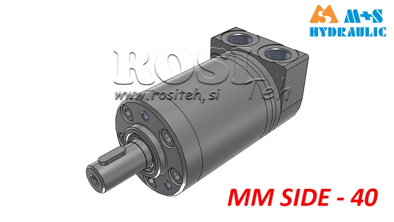 HYDRAULISCHE MOTOR MM 40 -ZIJDE