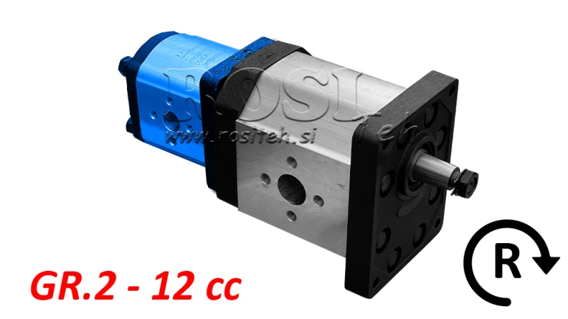 HYDRAULISCHE POMP 20C12X201 TWEEDE GR.2 12 CC RECHTS
