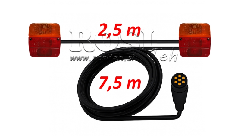 SET DE LUMINI CU CABLU 7.5M+2.5M