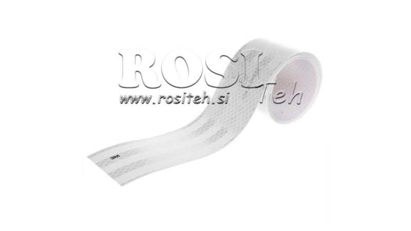 REFLEKTIERENDES BAND 3M - WEISS - 1 Meter