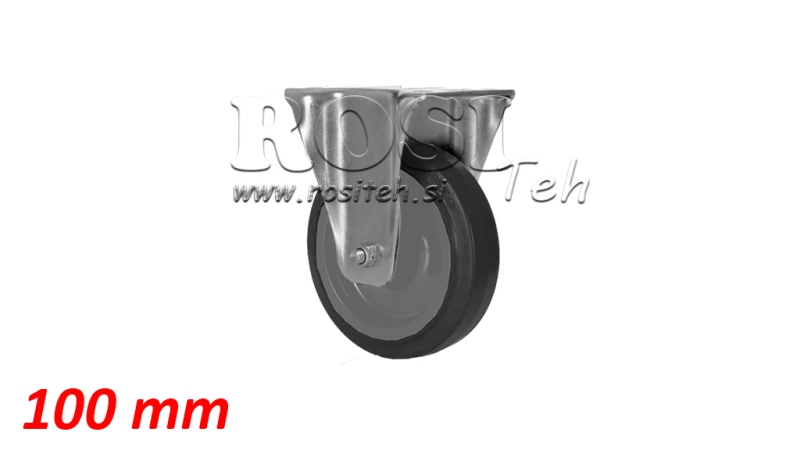 WIEL 100mm MET VASTE BASIS