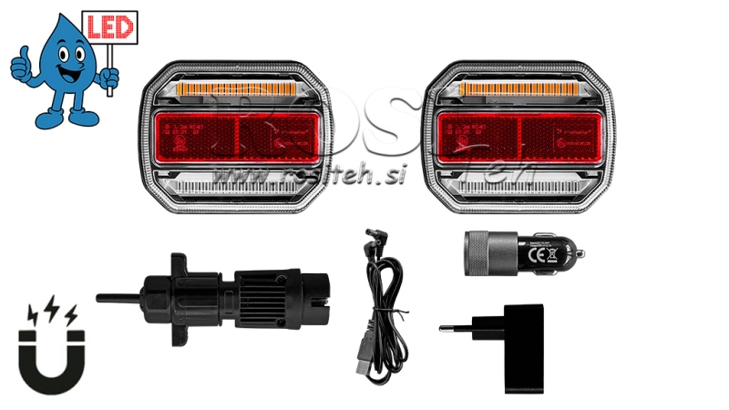 LED MAGNETISCHE VERLICHTINGSET - DRAADLOOS 12/24V CANBUS
