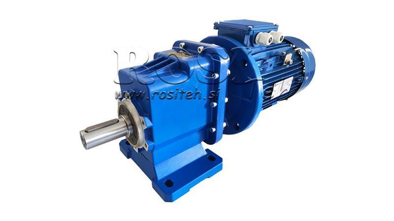 3Fase 3.0kW-ELECTRIC MOTOR MET ERC04 REDUCER MS100 57rpm
