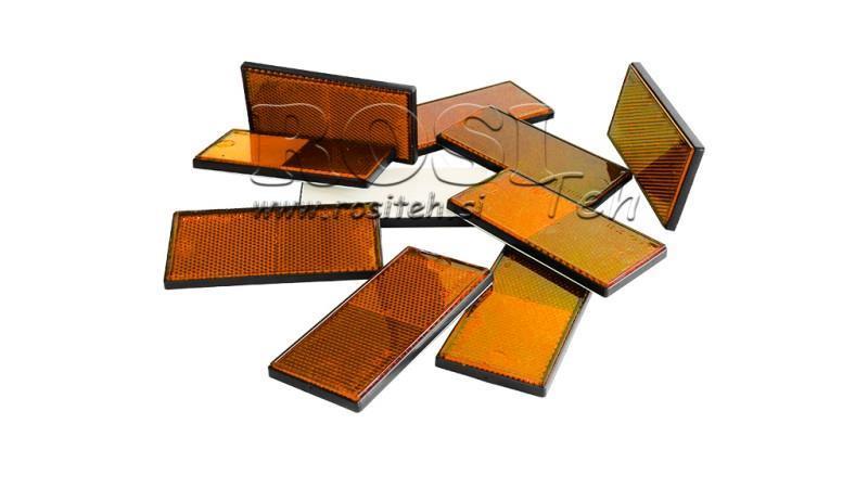 RECHTHOEKIGE SECTIE ORANJE 105x48 (10st)