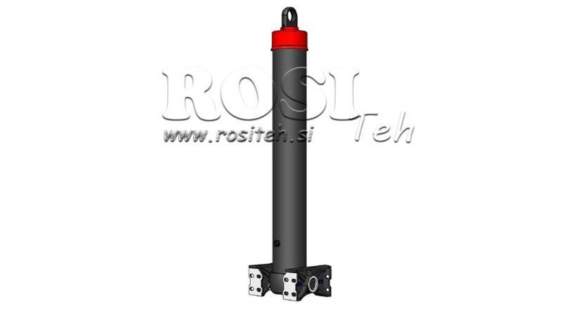 TELESCOPICKÝ CYLINDR PRO VYKLÁDACÍ PŘÍVĚS 5-stupňový ZDVIH-7100mm 42Ton