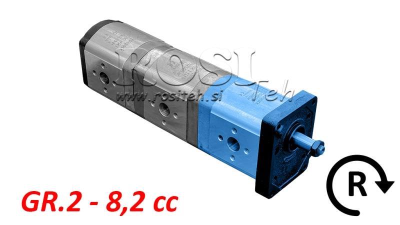 HYDRAULICKÉ ČERPADLO 20C8,2X067 PŘEDNÍ GR.2 8.2 CC PRAVÉ