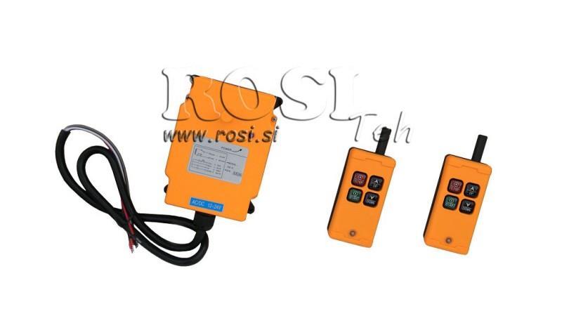 RADIO AFSTANDSBEDIENING 2CH - 12/24V DUO