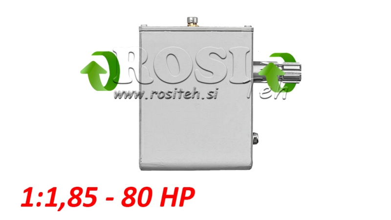 TRACTOR TANDWIELKAST - 1:1.85 (80PK-60KW) VROUW-MAN