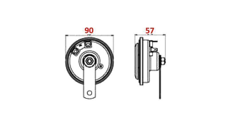 SIRENA TYP 1 - HORN 12V