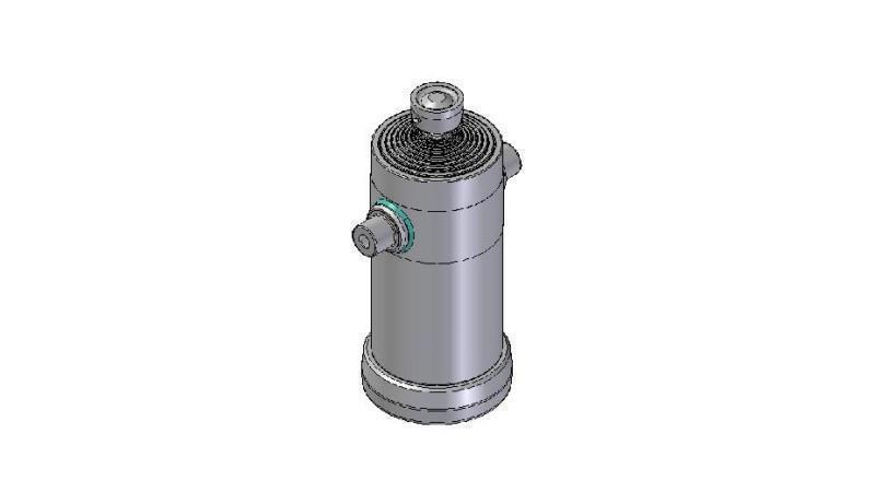 1029S -TELESCOPISCHE CYLINDER STANDAARD/BAL 10 FASES REIS 2130 DIAMETER 270