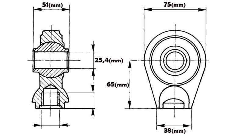 lassen lager rond fi 25.4/38