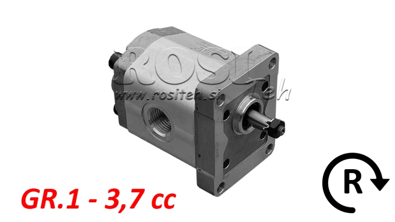 HYDRAULISCHE POMP GR.1 3.7 CC RECHTS - DRAAD