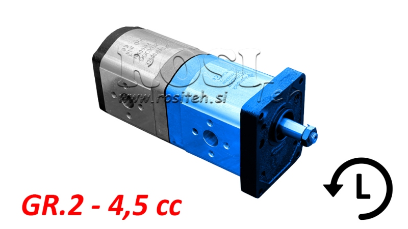 HYDRAULICKÉ ČERPADLO 20A4,5X067 PŘEDNÍ GR.2 4.5 CC LEVÉ