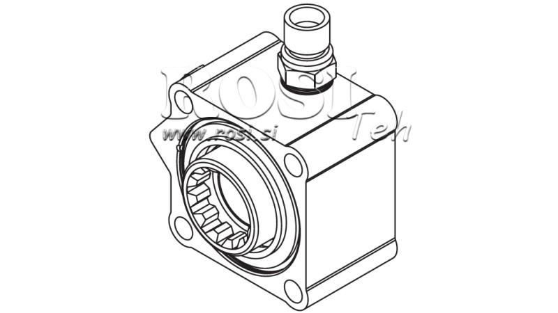 HYDRAULISCHE POMP AANDRIJVING - ZF ALUMINIUM MET SCHAKELAAR