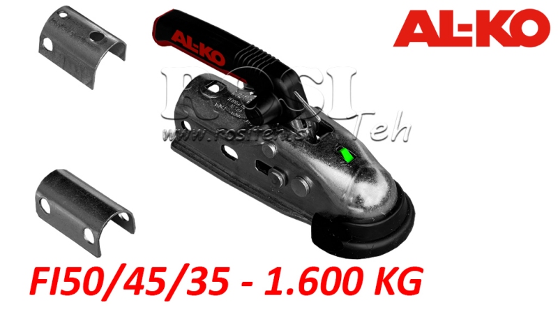 VLEČNA KLJUKA AL-KO AK-161 ZA AVTO PRIKOLICO OKROGLA FI50-45-35 1.600KG
