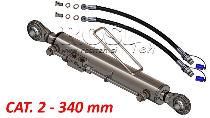 HYDRAULISCHE TOPSTANG - STANDARD - CAT. 2 - 63/35-340 (45-95 HP) (25,4/25,4 mm)