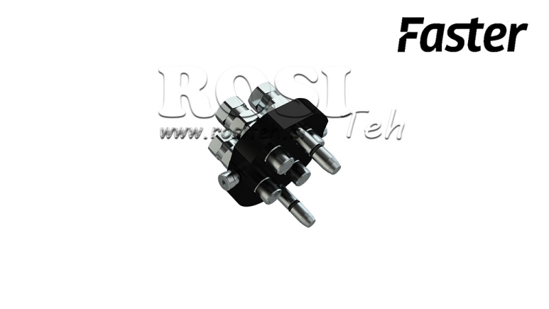MULTI-FASTER KOPPELING 4-WEG BSP 3/8 MOBIEL DEEL