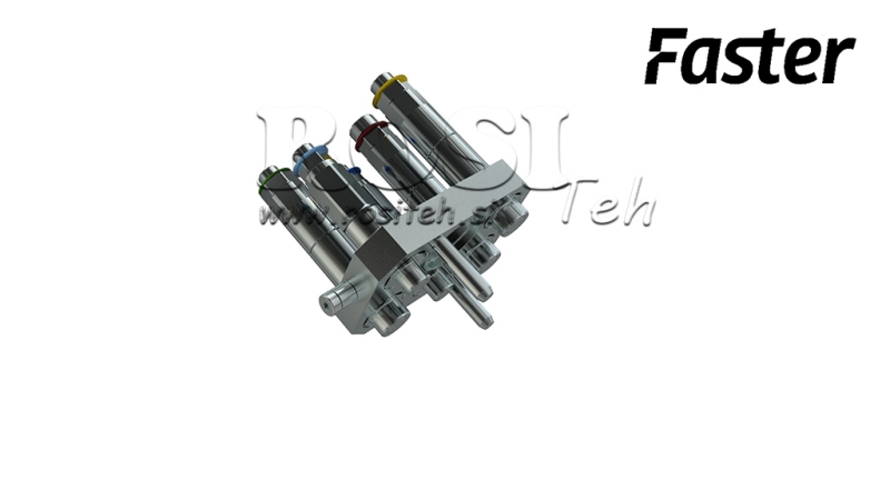 MULTI-FASTER KOPPELING 3PLK 5WEG BSP 3×3/8 2×9/16 MOBIEL DEEL