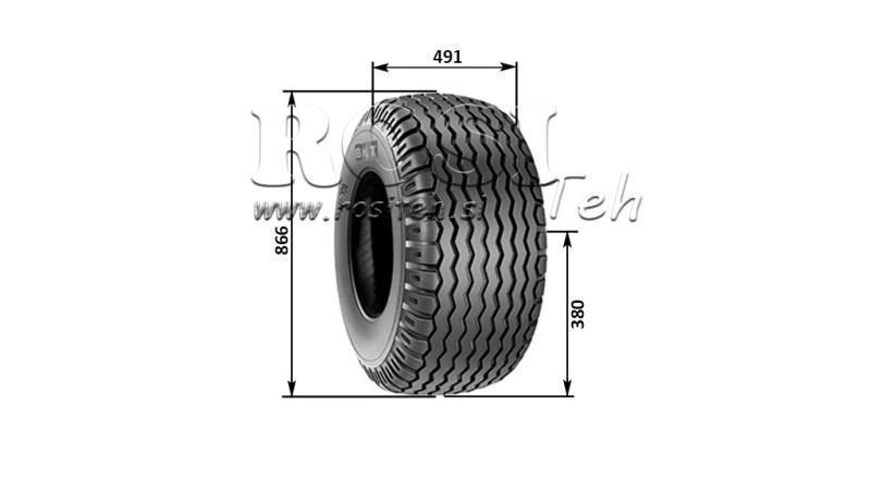 19.0/45-17 PNEUMATIKA AW708 14pl S RÁFHEM 16.00X17