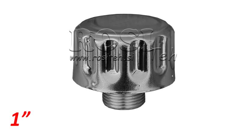 METAAL VULLENDEKSEL MET VENTILATIE 1''