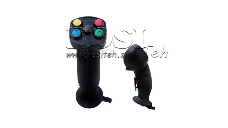 DÁLKOVÉ OVLÁDÁNÍ RUKOJEŤ ROSI JOYSTICK - 5 TLAČÍTEK