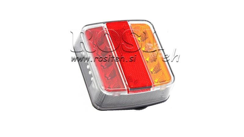 LED ZADNÍ SVĚTLO PRO PŘÍVĚS KOMBINOVANÉ 4 FUNKCE 12V