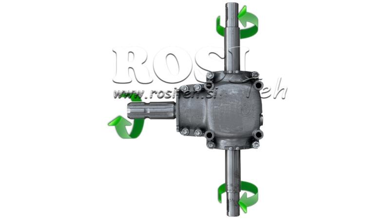 HOEKVERMINDERING DUBBELE AS 1: 1.14 (27PK-20kW)