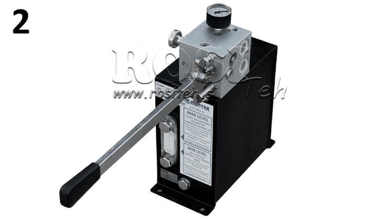HYDRAULICKÝ AUTOMATICKÝ VENTIL RVBR PRO JARNÍ CYLINDR S NÁDRŽÍ A NOUZOVOU RUKOJETÍ