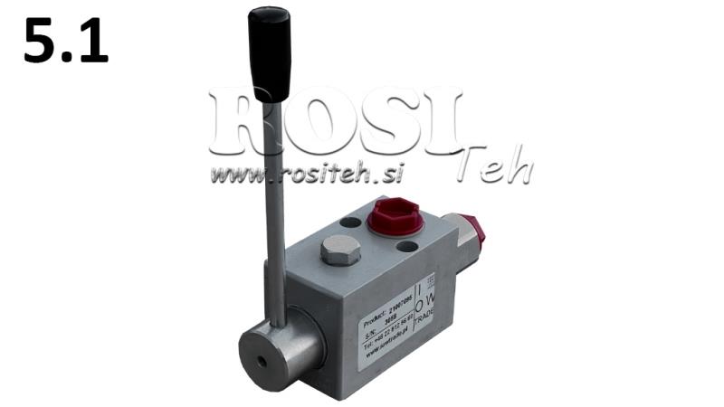 HYDRAULICKÝ REGULÁTOR TLAKU BRZDOVÉHO BPA-M PRO DISKRÉTNÍ NASTAVENÍ 206120