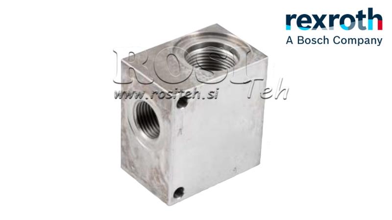 BEHUIZING VOOR 2-WEGE HYD. KLEP REXROTH 1/2 70-LIT